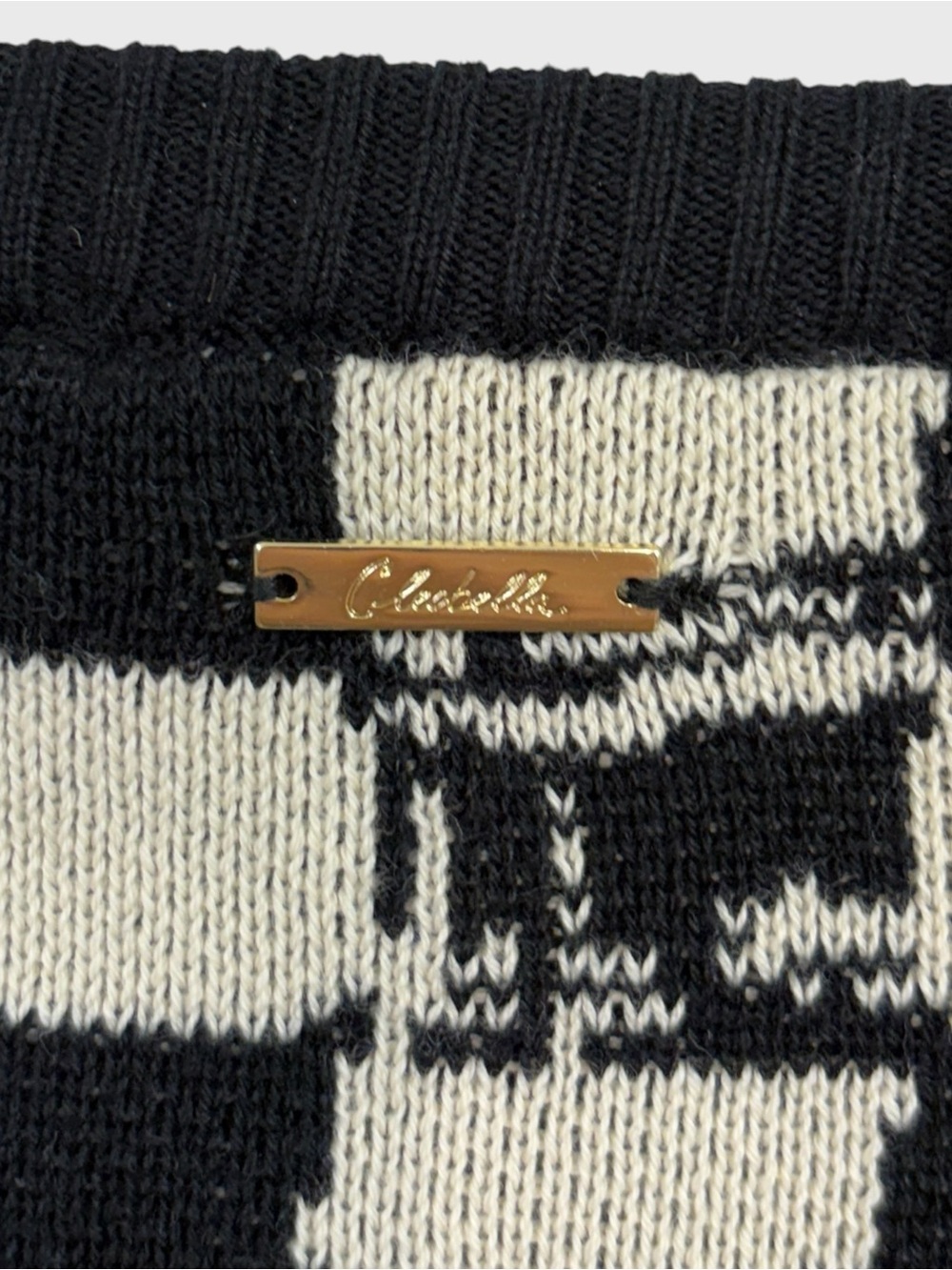 Cleobella New with Tags Black Ivory Abstract Geometric Print Marybeth Cardigan - Picture 5 of 8
